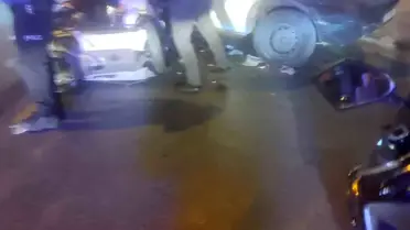 Denizli'de trafik kazası: Motosiklet sürücüsü ağır yaralandı