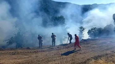 Nazımiye'deki Yangın Kontrol Altına Alındı