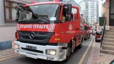Ümraniye'de Yangın: 4 Kişi Dumandan Etkilendi