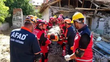 Burdur'da Deprem Tatbikatı Yapıldı