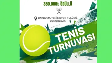 Çaycuma'da Suwen Cup Tenis Turnuvası Heyecanı