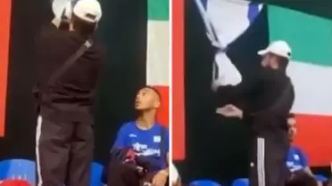Milli sporcumuz İsrail bayrağına düğüm attı