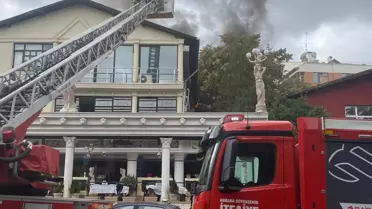Ankara'da Restoran Yangını Panik Yarattı