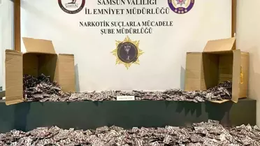 Samsun'da 47 Bin Uyuşturucu Hap Ele Geçirildi