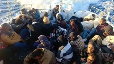 Seferihisar'da 41 Düzensiz Göçmen Kurtarıldı