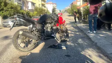 Tavşanlı’da Motosiklet Çarpışması: 2 Yaralı