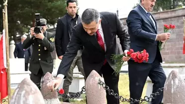 Vali Çiftçi, Karskapı ve Erzurum polis şehitliğini ziyaret etti