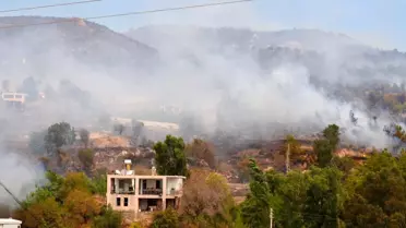 Alanya'da Orman Yangını Yeniden Başladı