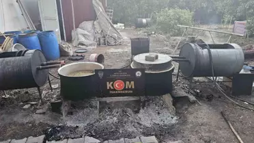Hatay'da 2 bin 940 litre sahte içki ele geçirildi