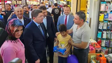 Bakan Tunç'tan Esnaf Ziyareti