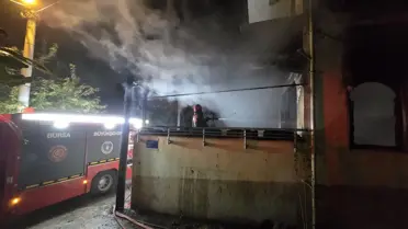 Bursa'da Yangın Paniği