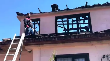 Kütahya'da Gözleme Yaparken Çıkan Yangın Korkuttu