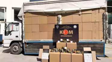 Hatay'da 2.76 Milyon Makaron Ele Geçirildi