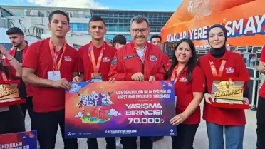 TEKNOFEST 2025'te Nazilli Fen Lisesi ALP Takımı Türkiye Birincisi Oldu