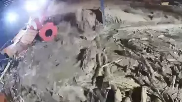 Görüntüler dehşet verici! Rize'de sel böyle geldi