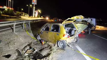 Kırıkkale'de Takla Atan Araçta Bir Kişi Hayatını Kaybetti