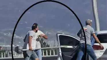 Hatay'da Trafik Kavgasında Kürekli Saldırı