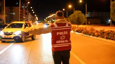Isparta'da Trafik Denetimleri: 16 Araca Ceza