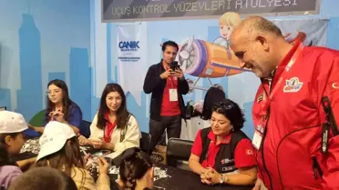 Canik Belediye Başkanı İbrahim Sandıkçı, TEKNOFEST İstanbul'da Gençlerle Buluştu
