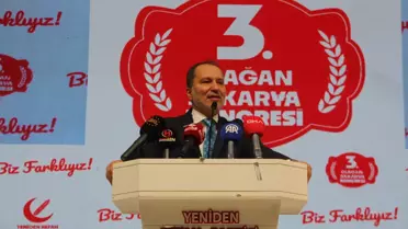 Fatih Erbakan'dan Ekonomi ve Adalet Vurgusu