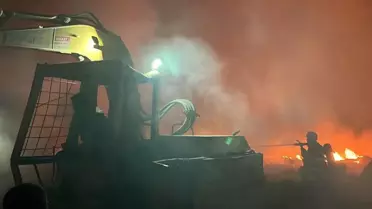 Hatay'da Hurdalık Yangını Kontrol Altında