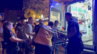 Gazipaşa'da Motosiklet ile Otomobil Çarpıştı