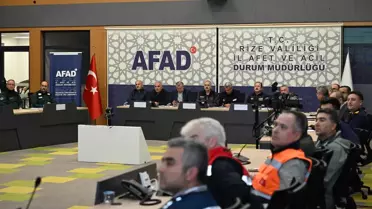 Rize'de Afet Değerlendirme Toplantısı