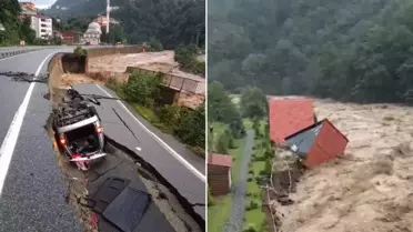 Selin vurduğu 4 şehre ''turuncu '' kodlu uyarı! Dere taştı, köprü çöktü, yollar kapandı...
