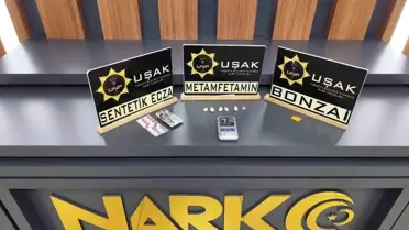 Uşak'ta Uyuşturucu Operasyonu: 4 Tutuklama