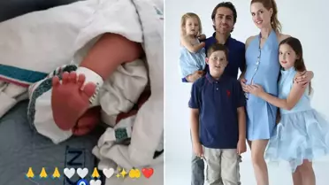 Wilma Elles dördüncü çocuğunu kucağına aldı! İşte oğluna verdiği isim
