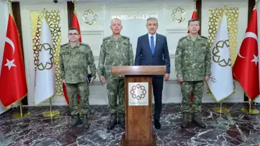 Korgeneral Topaloğlu'ndan Mardin Valisi'ne Ziyaret