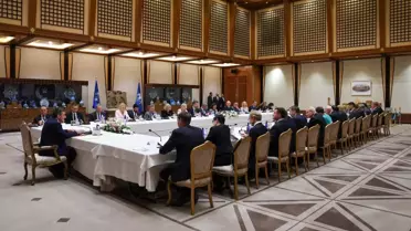 Cevdet Yılmaz AB Büyükelçileri ile Görüştü
