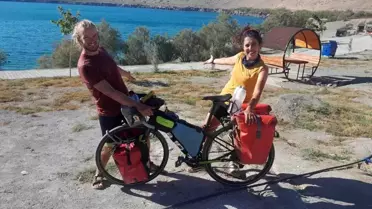 Fransız Çift Türkiye'de Bisiklet Turu Yaptı