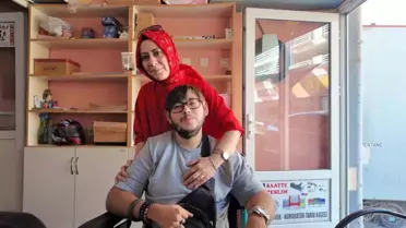Yürüme Engelli Genç İş Talebinde Bulundu