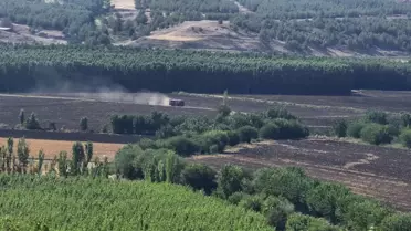 Hevsel Bahçeleri'nde Yangın