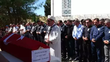 Kütahya'da Trafik Kazasında Hayatını Kaybeden Polis Memuru Samet Ter Son Yolculuğuna Uğurlandı