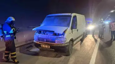 Osmangazi Tüneli'nde Araç Yangını, İtfaiye Hızla Müdahale Etti