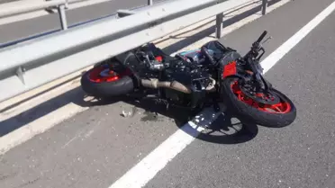 Motosiklet Kazasında Sürücü Ağır Yaralandı