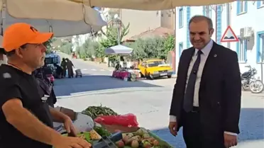 Başkan Dilsiz Pazar Alanında Vatandaşlarla Buluştu