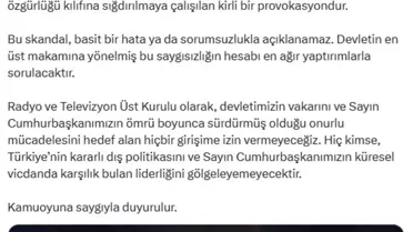 RTÜK Başkanı Şahin'den Netanyahu ve Erdoğan Açıklaması