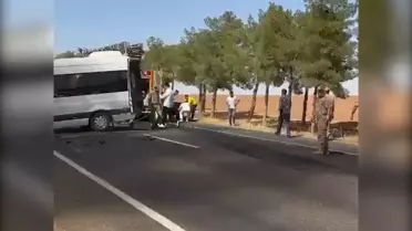 Ceylanpınar'da Trafik Kazası: 1 Ölü, 14 Yaralı