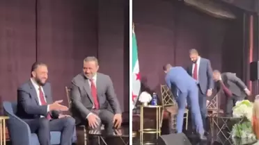 Şara'dan ABD'de alkış alacak hareket! Bakanına koltuk yerine sandalye verilince bakın ne yaptı?