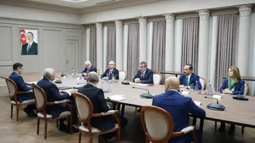 Bakan Tekin Azerbaycan'da