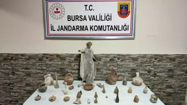 Nilüfer'de Tarihi Eser Kaçakçılığına Operasyon