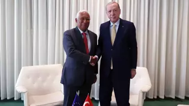 Cumhurbaşkanı Erdoğan, AB Konseyi Başkanı Costa ile görüştü