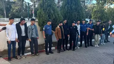 Edirne'de 15 Kaçak Göçmen Yakalandı