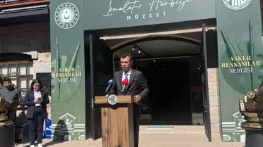 Asker Ressamlar Sergisi Açıldı