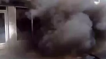 Kırıkkale'de Motosiklet Tamir Dükkanındaki Yangın Paniğe Neden Oldu