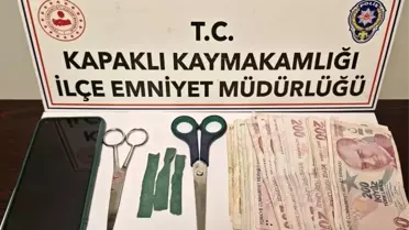 Kapaklı'da Uyuşturucu Satıcısı Tutuklandı