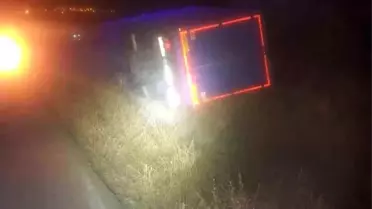 Nevşehir'de Kargo Kamyonu Devrildi: Sürücü Hayatını Kaybetti